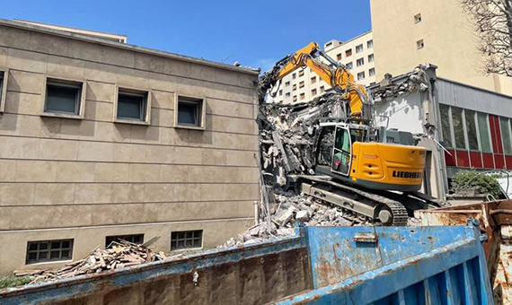 Chantier de démolition Lagrange TP