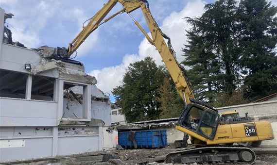 Démolition de bâtiment — Lagrange TP